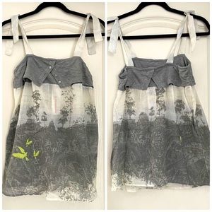 Helena Sorel - Printed Sheer Cami Top